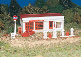 Gas Station Kit HO Scale