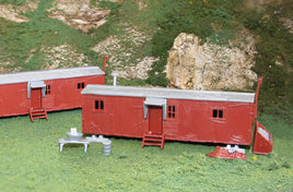 Railroad Work Sheds (2) HO Scale