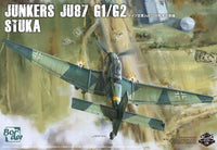 Junkers Ju-87 G1/G2 Stuka (1/35 Scale) Plastic Aircraft Model Kit