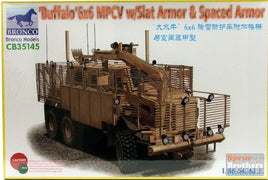 Buffalo 6x6 MPCV with Slat Armor & Spaced Armor (1/35 Scale) Plastic Military Model  Kit