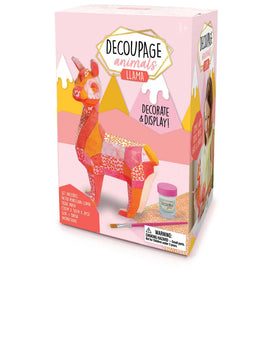 Decoupage Animals Llama