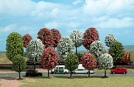 Spring Foliage Trees HO Scale Scenery