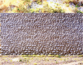 Random Stone Retaining Wall