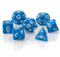 Speckled Polyhedral Water 7-Die Set