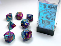 Gemini Polyhedral Purple-Teal/Gold Dice Set (7)