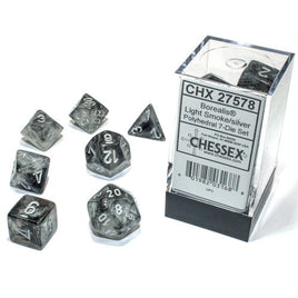 Borealis Polyhedral Light Smoke/Silver Luminary 7-Die Set