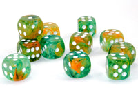 Nebula: Spring/ White Luminary D6 Dice Set (12)