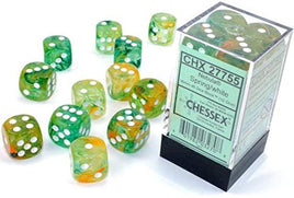 Nebula: Spring/ White Luminary D6 Dice Set (12)