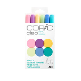 COPIC Ciao Markers: 6 Piece