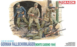 German Fallschirmjager Monte Cassino 1944 (1/35 Scale) Plastic Military Kit