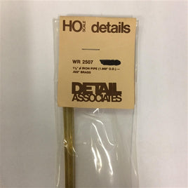 Round Brass Wire pkg(4) -- .022" Diameter (HO Scale 1-1/2"; N Scale 3-1/2")