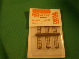 Freight Car Ladders -- Short (Modern) pkg(6)