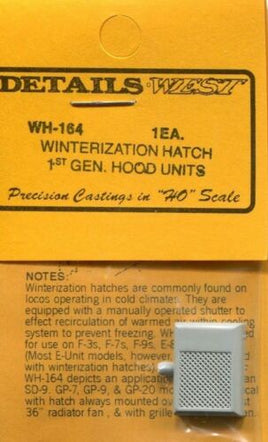 Winterization Hatches - Early EMD -- GP & SD Units