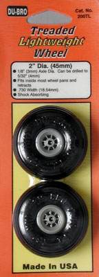 2" Treaded Lite Wheels (2)