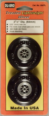 Treaded Lite Wheels 2-1/2" (2)