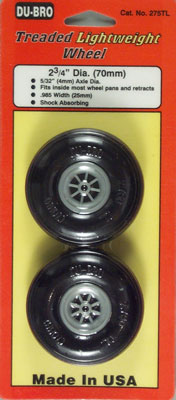 Treaded Lite Wheels 2-3/4" (2)