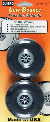 Treaded Wheels 3"