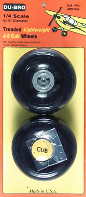 1/4 Lightweight J-3 Cub Wheels