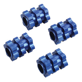 Aluminum 17mm Wheel Adapter (4-pack), Blue: SLASH 4x4