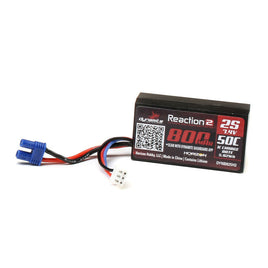 7.4V 800mAh 2S 50C Hardcase LiPo Battery: EC2