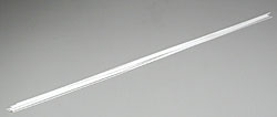 .040" Rod White Styrene Plastic (Pack of 10)