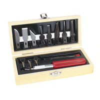 Woodworking Set, Wooden Box, Carded