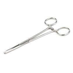 Stainless Steel Hemostat -- 5-1/2" Straight Nose