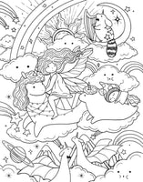 A Million Magical Creatures: Enchanting Characters to Color Coloring Book