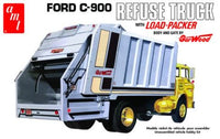 Ford C-900 Refuse Truck with Load-Packer (1/25 Scale) Plastic Vehicle Model Kit