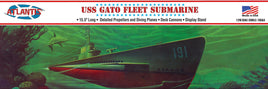 WWII Gato Class Fleet Submarine (1/240 Scale) Plastic Boat Model Kit