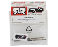 Arrma Steel Turnbuckle M4x95mm Silver (2 Pack)