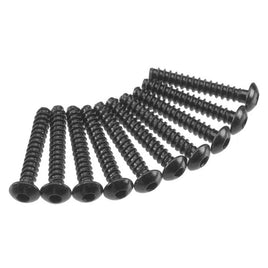 AXIC0124 Hex Tap Button Head M3x18mm Black (10 Pack)