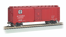 HO Steam-Era 40' Steel Boxcar Ready to Run Silver Series(R) Santa Fe #136023