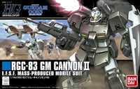 HGUC #125 RGC-83 GM Cannon II (1/144 Scale) Plastic Gundam Model Kit