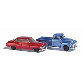 1950s Chevy Pickup & Buick 2-Door Set