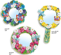 DIY Pretty Flower Mirrors