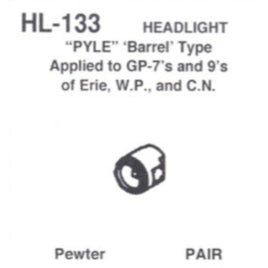 Pyle Barrel Headlight for GP-7 GP-9