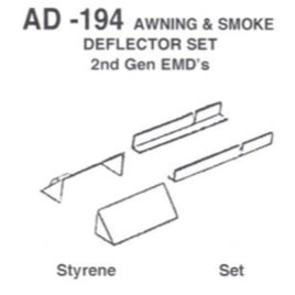 Awning with Smoke Deflector