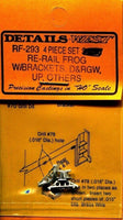 Re-Rail Frog with Brackets for D&RGW UP