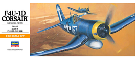 Hasegawa F4U-1D Corsair (1/72 Scale) Aircraft Model Kit