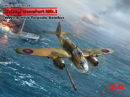 Bristal Beaufort Mk.I Torpedo Bomber (1/48 Scale) Aircraft Model Kit