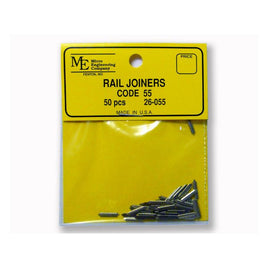 Nickel-Silver Rail Joiners Code 55 (50 Pack)