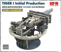 Tiger I Initial Production Early 1943 North African Front (1/35 Scale) Plastic Military Model Kit