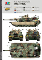 M1A2 SEP Abrams [3 in 1] (1/35 Scale) Plastic Military Model Kit