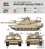 M1A2 SEP Abrams [3 in 1] (1/35 Scale) Plastic Military Model Kit