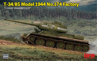 T-34/85 Model 1945 No.174 Factory (1/35 Scale) Plastic Military Model Kit