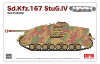 Sd.Kfz.167 StuG.IV Early Production (1/35 Scale) Plastic Military Model Kit