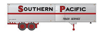 Fruehauf 40' Fluted-Side Volume Van Trailer Side Door Southern Pacific #2