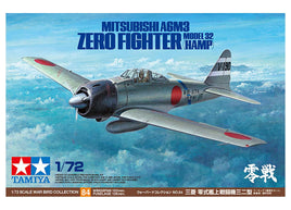 Mitsubishi A6M3 [Hamp] Zero Fighter Model 32 (1/72 Scale) Plastic Aircraft Model Kit