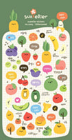 Bittersweet Fruit Puffy Stickers